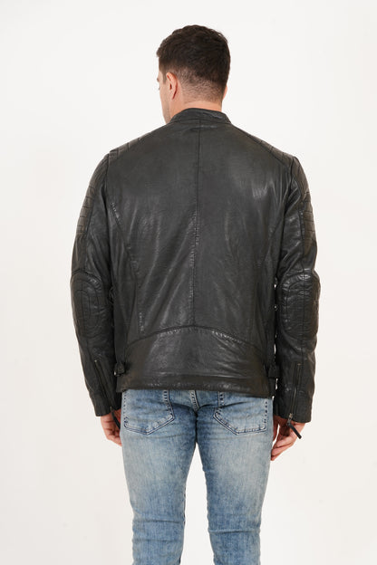 100% Heavy Washed Smith Jacket - Black  | MX93