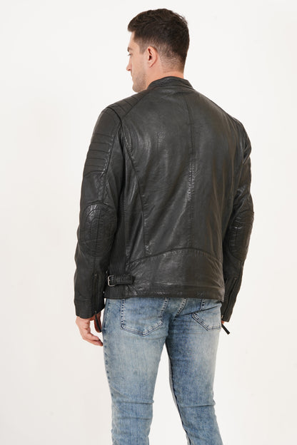 100% Heavy Washed Smith Jacket - Black  | MX93