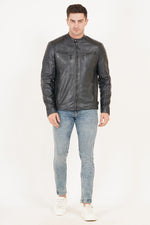 100% Heavy Washed Smith Jacket - Blue | MX93
