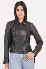 100% Leather Dil Biker Jacket | WX30