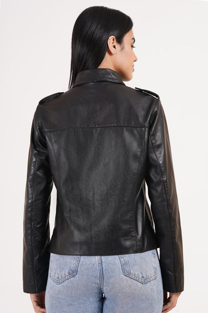 100% Leather Comfort Jacket | WX22