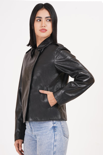 100% Leather Comfort Jacket | WX22