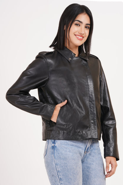 100% Leather Comfort Jacket | WX22
