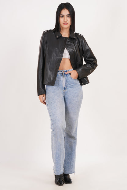 100% Leather Comfort Jacket | WX22