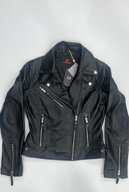 100% Leather Dil Biker Jacket | WX30