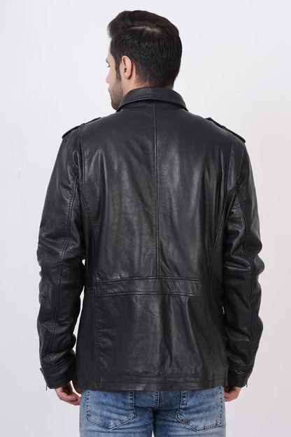 100% Hard Washed Falp Pocket Jacket | MX 113